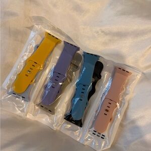 Set of 8 Colorful Apple Watch Bands